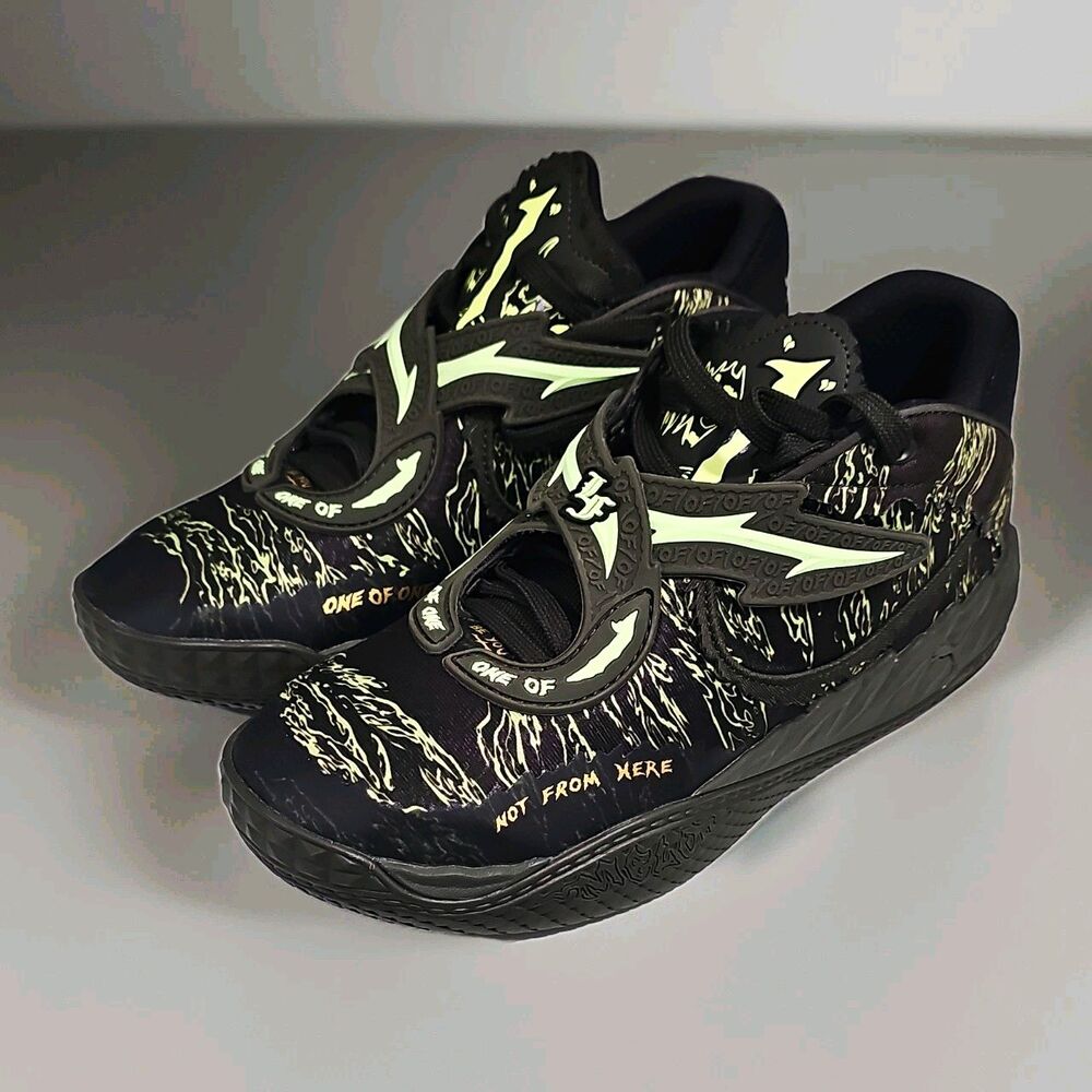 Puma MB.05 Camo Dark Olive Fizzy Light Men Basketball Shoes 312795-01 Size 10.5M